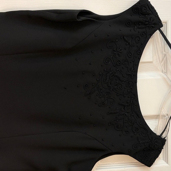 Talbots Classic Black Sheath Dress - Picture 3 of 10